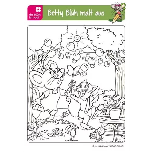 Betty Blüh Ausmalbild 4 25