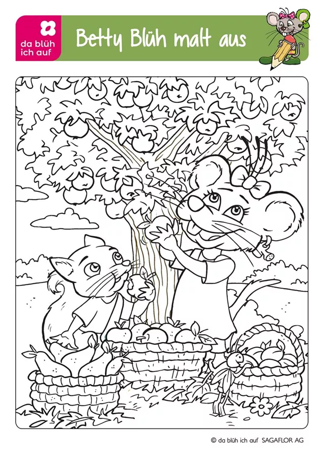 Betty Blüh Ausmalbild 5 25 Betty Blüh Ausmalbild 5 25