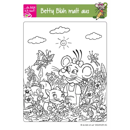 Betty Blüh Ausmalbild 1 26